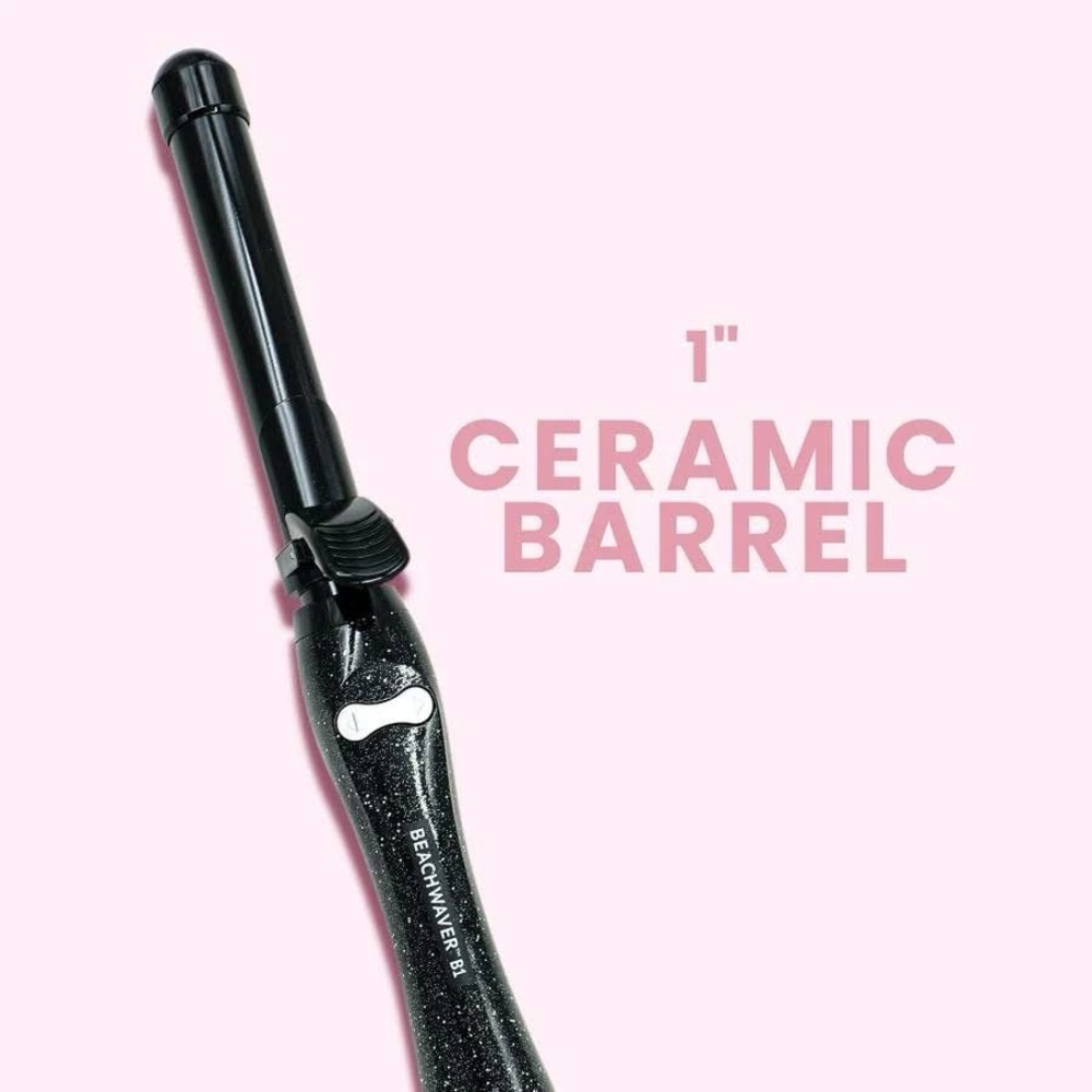 Beachwaver B1 Black Glitter NIB